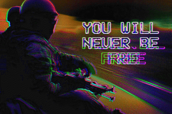 YOU WILL NEVER BE FREE