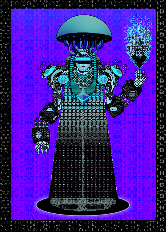 Starchain Glitch Wizard #391