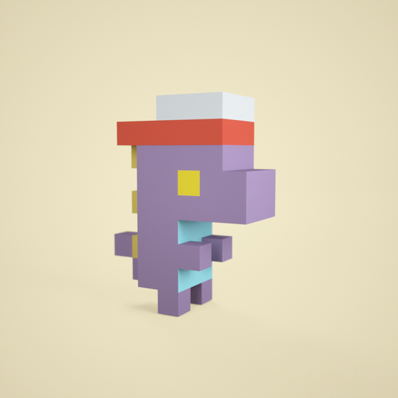 3D tiny dino #1234