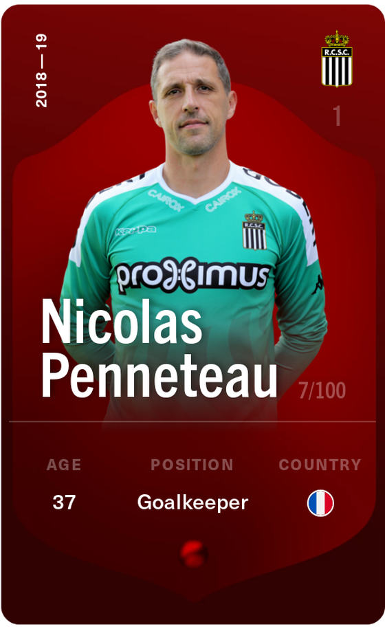 Nicolas Penneteau 2018-19 • Rare 7/100