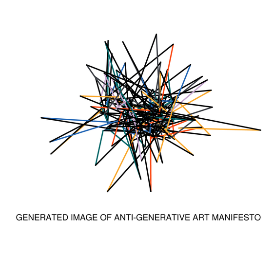 GENERATED IMAGE OF ANTI-GENERATIVE ART MANIFESTO