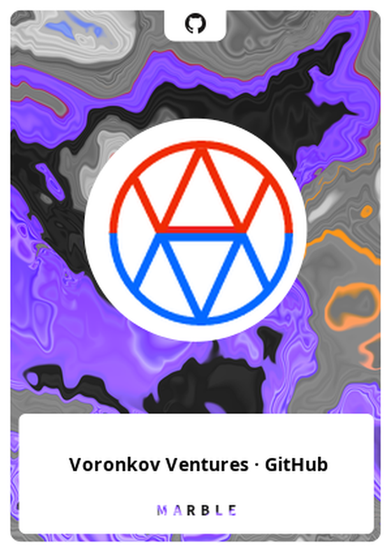 Voronkov Ventures · GitHub