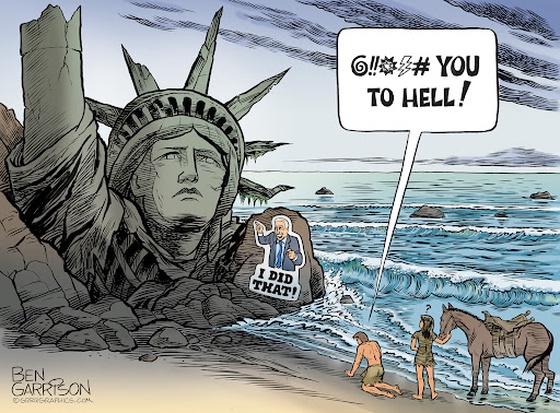 THE PLANET OF THE DEMS BEN GARRISON VIRAL CARTOON