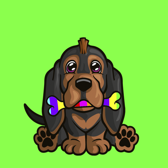 Black and Tan Coonhound 0042