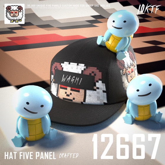 Wolf Five Panel #12667