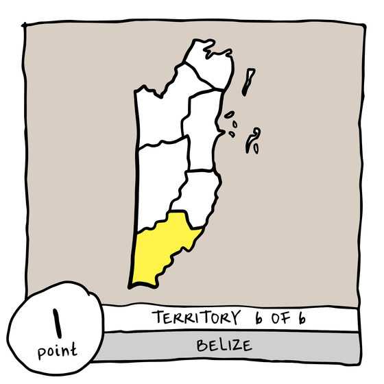 Territory 6/6 - Belize (Toledo)