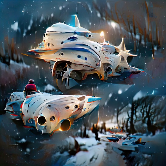 Artistic Spaceship #36
