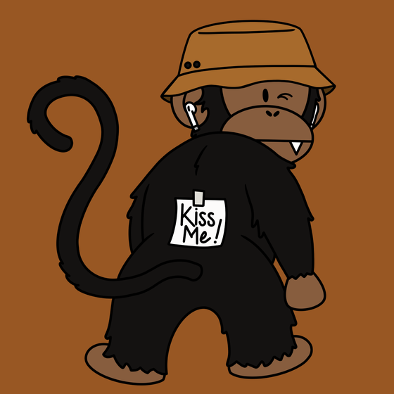 Kiss Me Monkey #1569