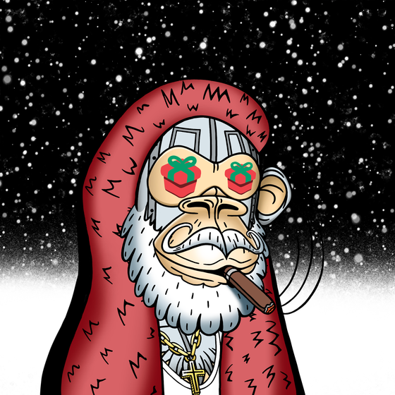 Santa Apes #00049