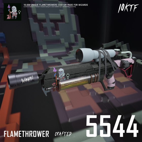 Wizard Flamethrower #5544