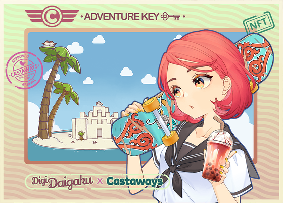 DigiDaigaku Genesis Adventure Key Castaways #964 - Cassia