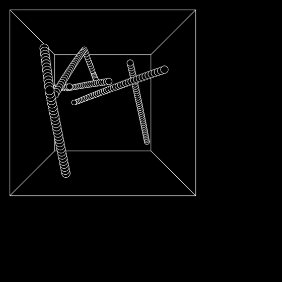 Pipes in a cube