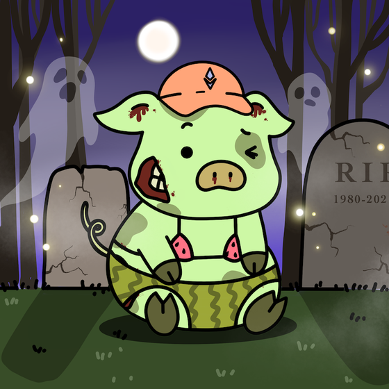 Zombie Piggie Palz #334 - Emmeline