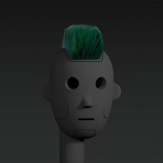 Head: Mohawk Green Alt