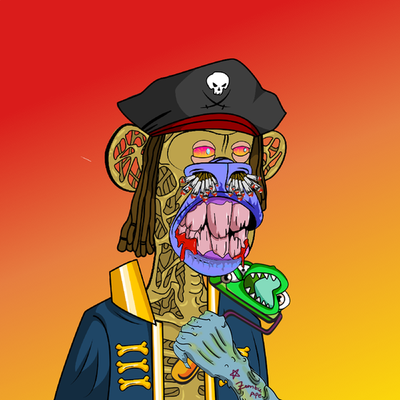Zombie Ape Artist #1444