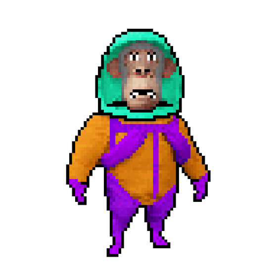 Pixel Radioactive Ape #265