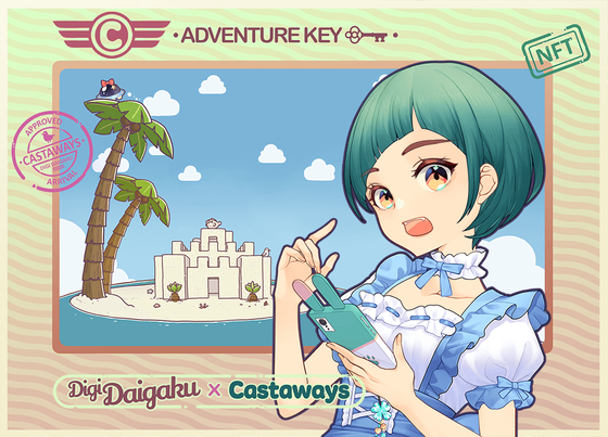 DigiDaigaku Genesis Adventure Key Castaways #842 - Lillian