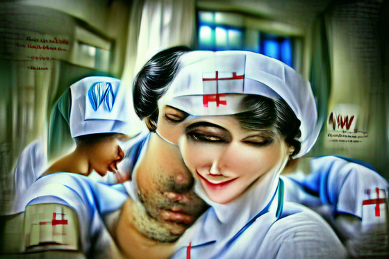 My grandmother met my grandfather as his nurse in World World II.