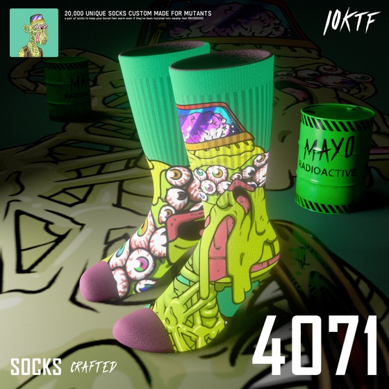 Mutant Crew Socks #4071