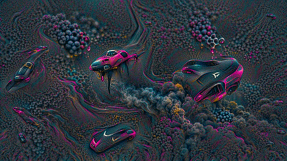 POISON FUTURISTIC CARS AIR ELEMENT