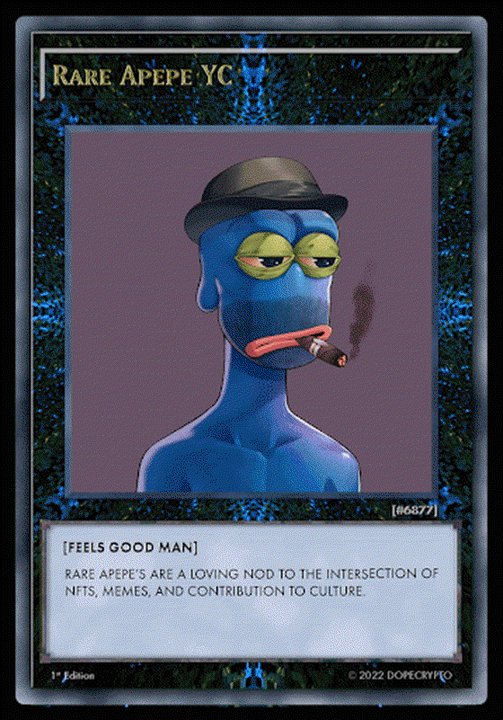 Rare Apepe Cards #016