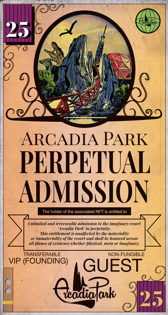 Arcadia Park Perpetual Admission Pass #25