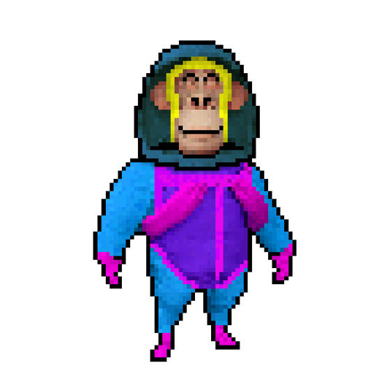 Pixel Radioactive Ape #49