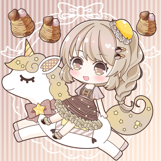 くりくりまろんくりーむユニコーンちゃん