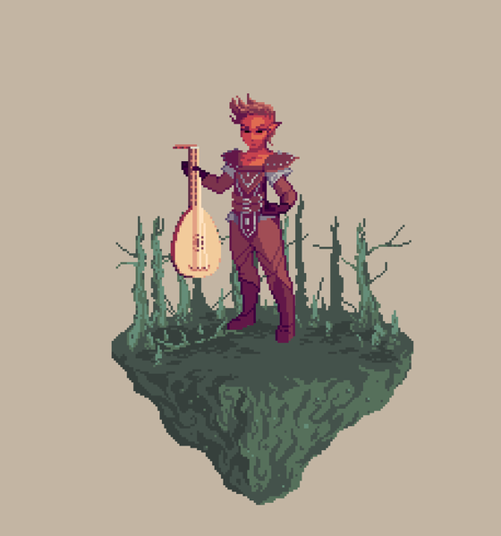 Dawn Half-Elf Fable Bard from The Swamp