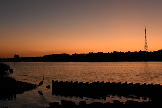 Lake Sanaru evening twilight