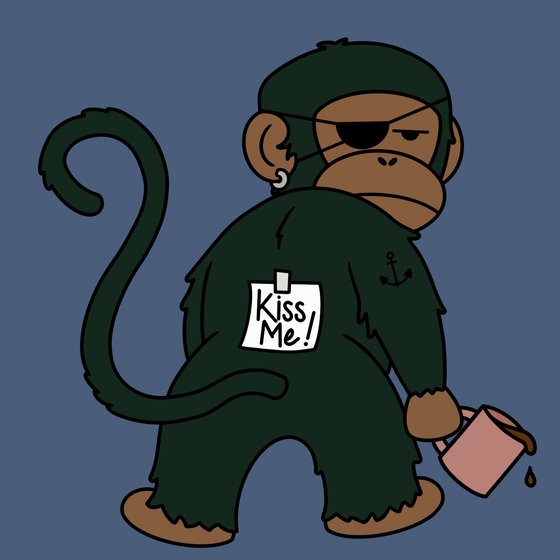 Kiss Me Monkey #2056