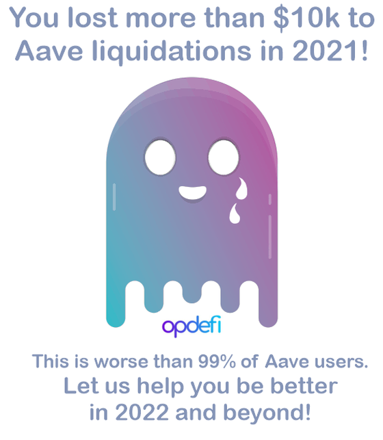 You Lost More Than $10k to Aave Liquidations
