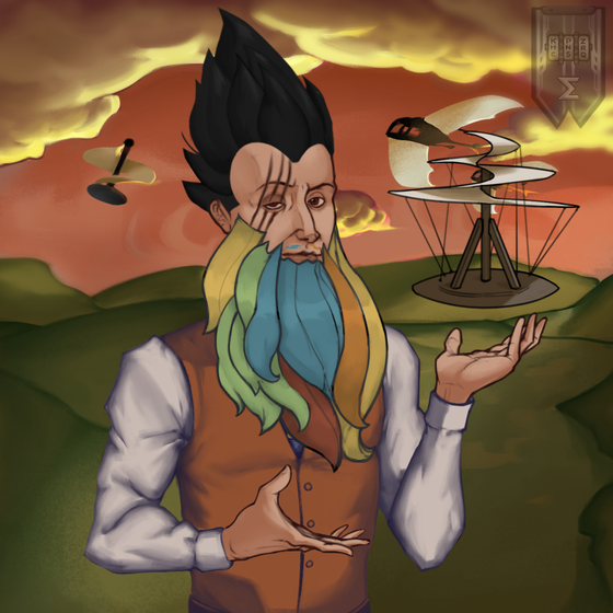 Inventors NFT #783 - Leonardo da Vinci