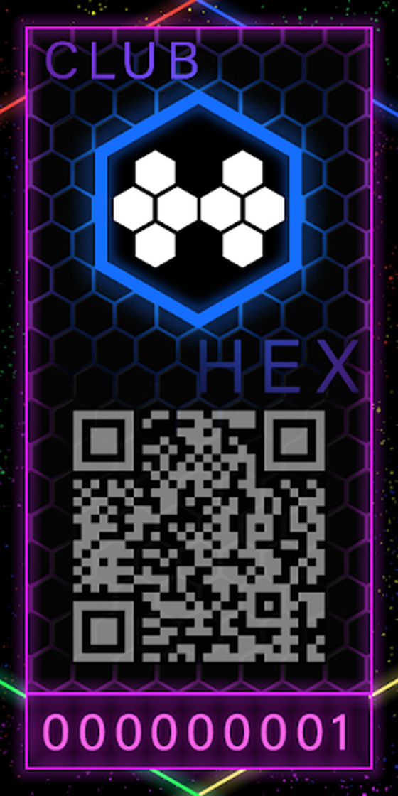 Club Hex Ticket #000000001