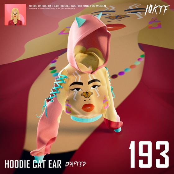 World of Cat Ear Hoodie #193