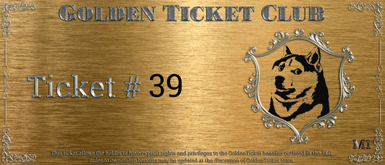Golden Ticket Club #39