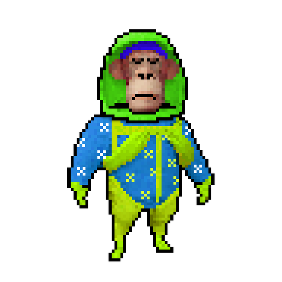 Pixel Radioactive Ape #630