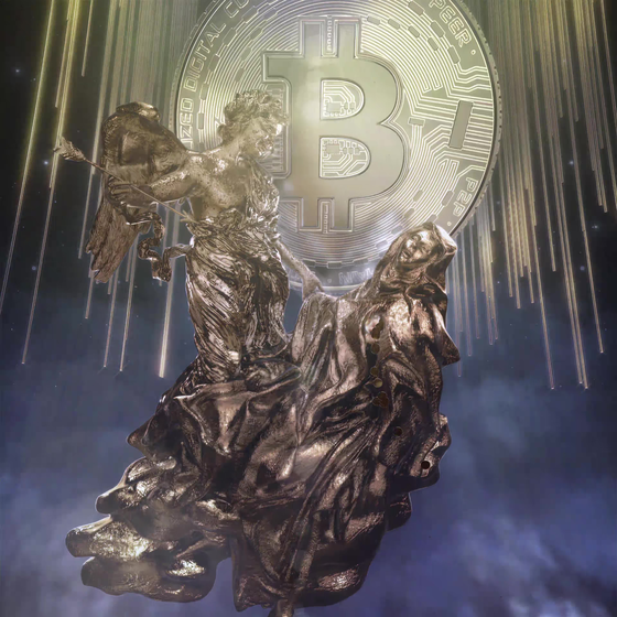 Gold Bitcoin Angel #9/10