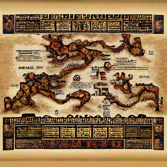 Diaphanous Map Fragment