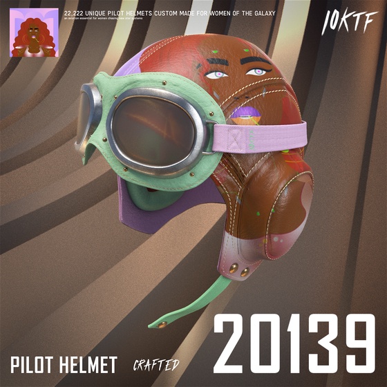 Galaxy Pilot Helmet #20139