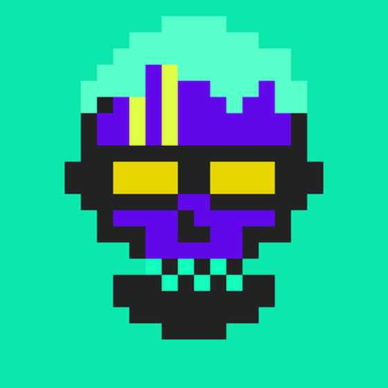 Cyber CryptoSkull #1832