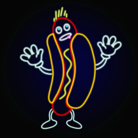 Neon Hotdog