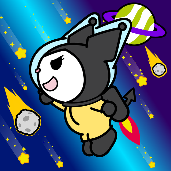 Kuromi to the Moon!