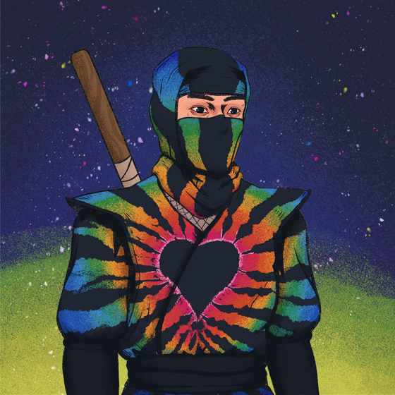 Tie Dye Ninja #2331