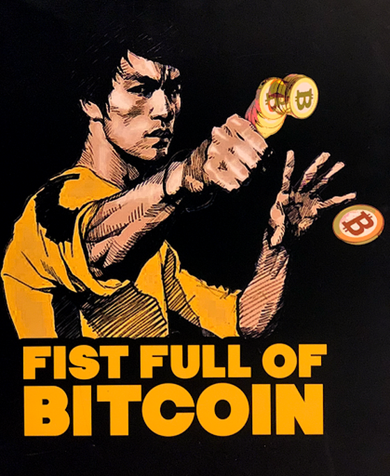 Fist Full of Bitcoin