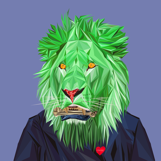 Caffeinated Lion #1022