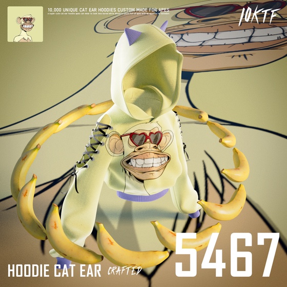 Ape Cat Ear Hoodie #5467