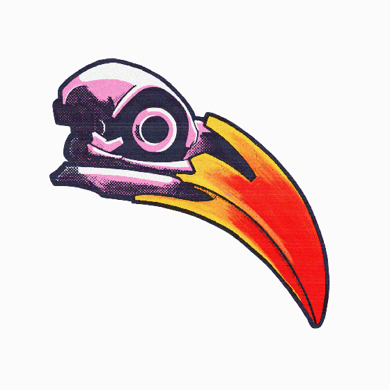 glitchSkull05_hornbill