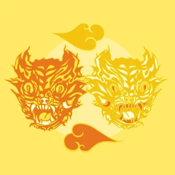 Tiger Talisman - YELLOW - When Tigers Smoked