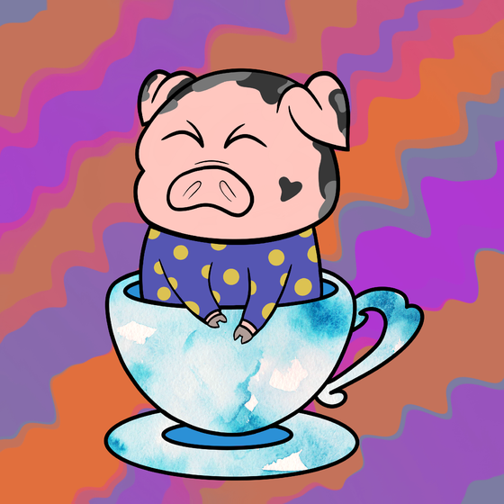 Lucky Teacup Piggy Club #2820